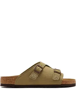 Birkenstock: Сандалии цвета хаки 