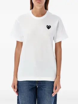 Comme Des Garçons Play: Белая футболка  Heart