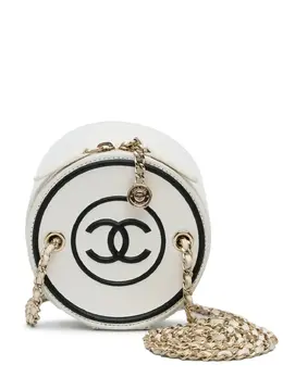 CHANEL Pre-Owned: Белая сумка через плечо 