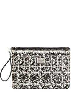 Dolce & Gabbana: Клатч с принтом 