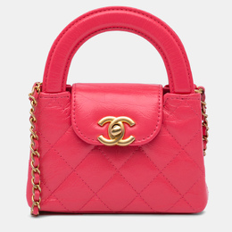 Chanel: Розовая сумка-шоппер 