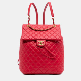 Chanel: Красный рюкзак 