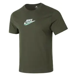 Nike: Зелёная футболка 