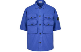 Stone Island: Фиолетовая рубашка 