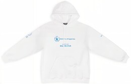 Balenciaga: Белая толстовка  WFP