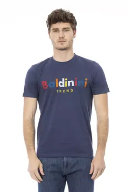 Baldinini Trend: Синяя футболка 