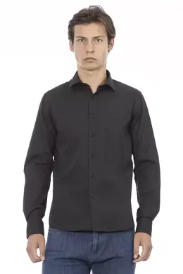 Baldinini Trend: Серая рубашка 