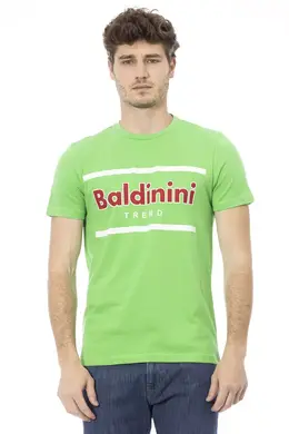 Baldinini Trend: Зелёная футболка 