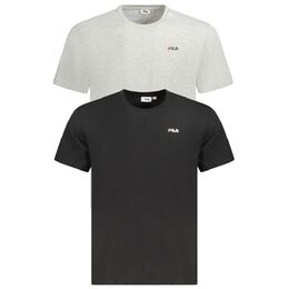 Fila: Чёрная футболка 