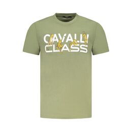 cavalli CLASS: Зелёная футболка 