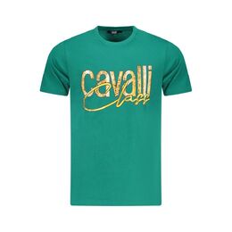 cavalli CLASS: Зелёная футболка 