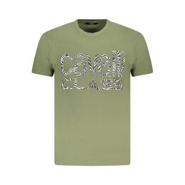 cavalli CLASS: Зелёная футболка 