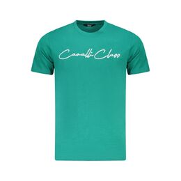 cavalli CLASS: Зелёная футболка 
