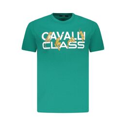 cavalli CLASS: Зелёная футболка 