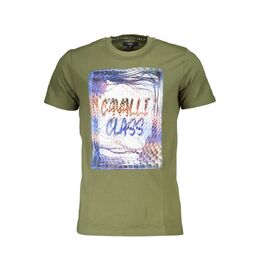 cavalli CLASS: Зелёная футболка 