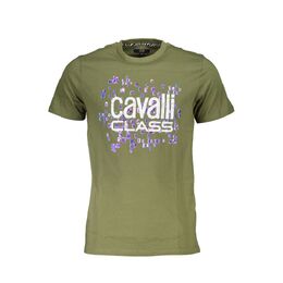 cavalli CLASS: Зелёная футболка 