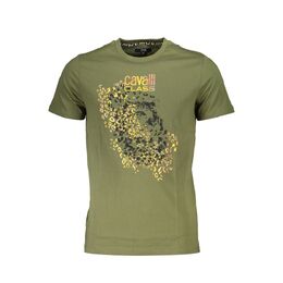 cavalli CLASS: Зелёная футболка 