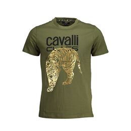 cavalli CLASS: Зелёная футболка 