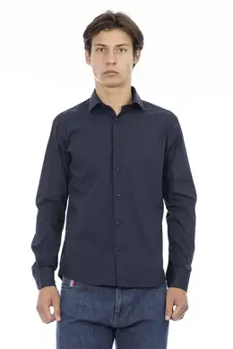 Baldinini Trend: Синяя рубашка 