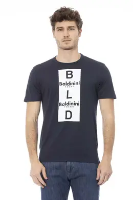 Baldinini Trend: Синяя футболка 