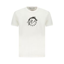 Trussardi: Белая футболка 
