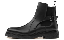 Hermès: Чёрные ботинки 