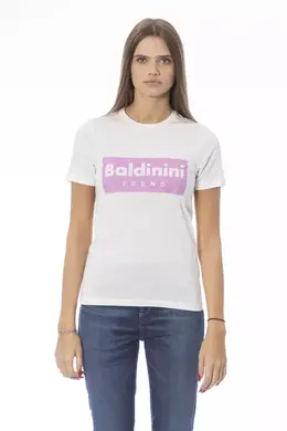 Baldinini Trend: Белая футболка 