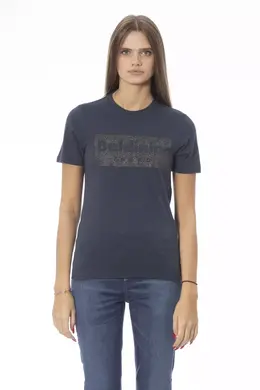 Baldinini Trend: Синяя футболка 
