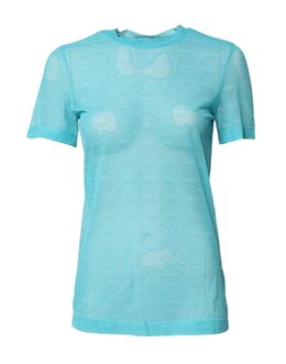 Dolce & Gabbana: Синий топ  Light Blue