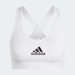 Adidas: Белый бюстгальтер 