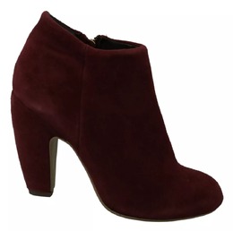 Steve Madden: Бордовые ботинки 