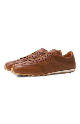 Santoni: Коричневые кроссовки 