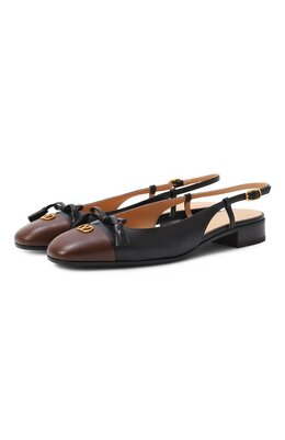Valentino: Чёрные балетки 