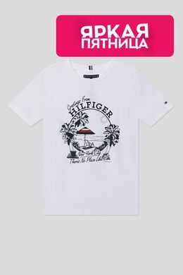 Tommy Hilfiger: Хлопковая футболка 