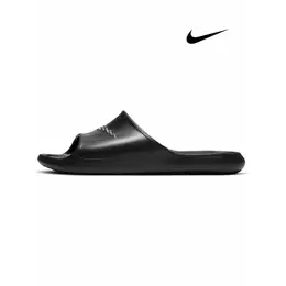 NIKE: Чёрные шлёпанцы  Victori One