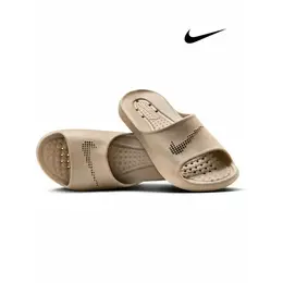 NIKE: Бежевые шлёпанцы  Victori One