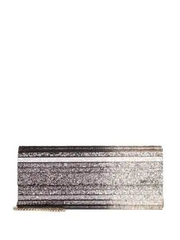 Jimmy Choo: Фиолетовый клатч  Sweetie