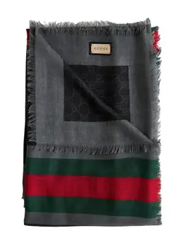 Gucci: Шарф в полоску 