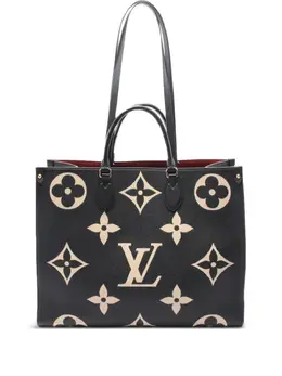 Louis Vuitton Pre-Owned: Чёрная сумка-шоппер 