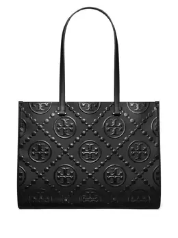 Tory Burch: Чёрная сумка-шоппер 