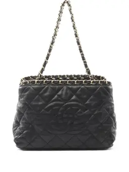 CHANEL Pre-Owned: Чёрная сумка 