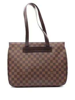Louis Vuitton Pre-Owned: Коричневая сумка-шоппер 