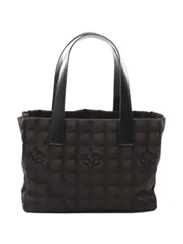CHANEL Pre-Owned: Коричневая сумка-шоппер 