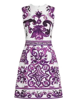Dolce & Gabbana: Платье с принтом 