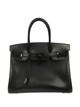 Hermès Pre-Owned: Чёрная сумка-шоппер 