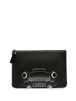 CHANEL Pre-Owned: Чёрный клатч 