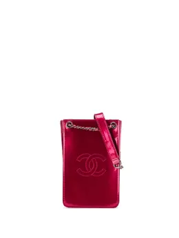 CHANEL Pre-Owned: Розовая сумка через плечо 
