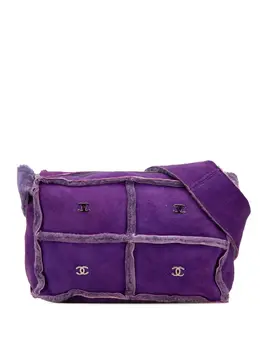 CHANEL Pre-Owned: Фиолетовая сумка 