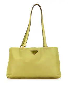 Prada Pre-Owned: Зелёная сумка 