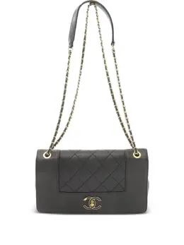 CHANEL Pre-Owned: Чёрная сумка 